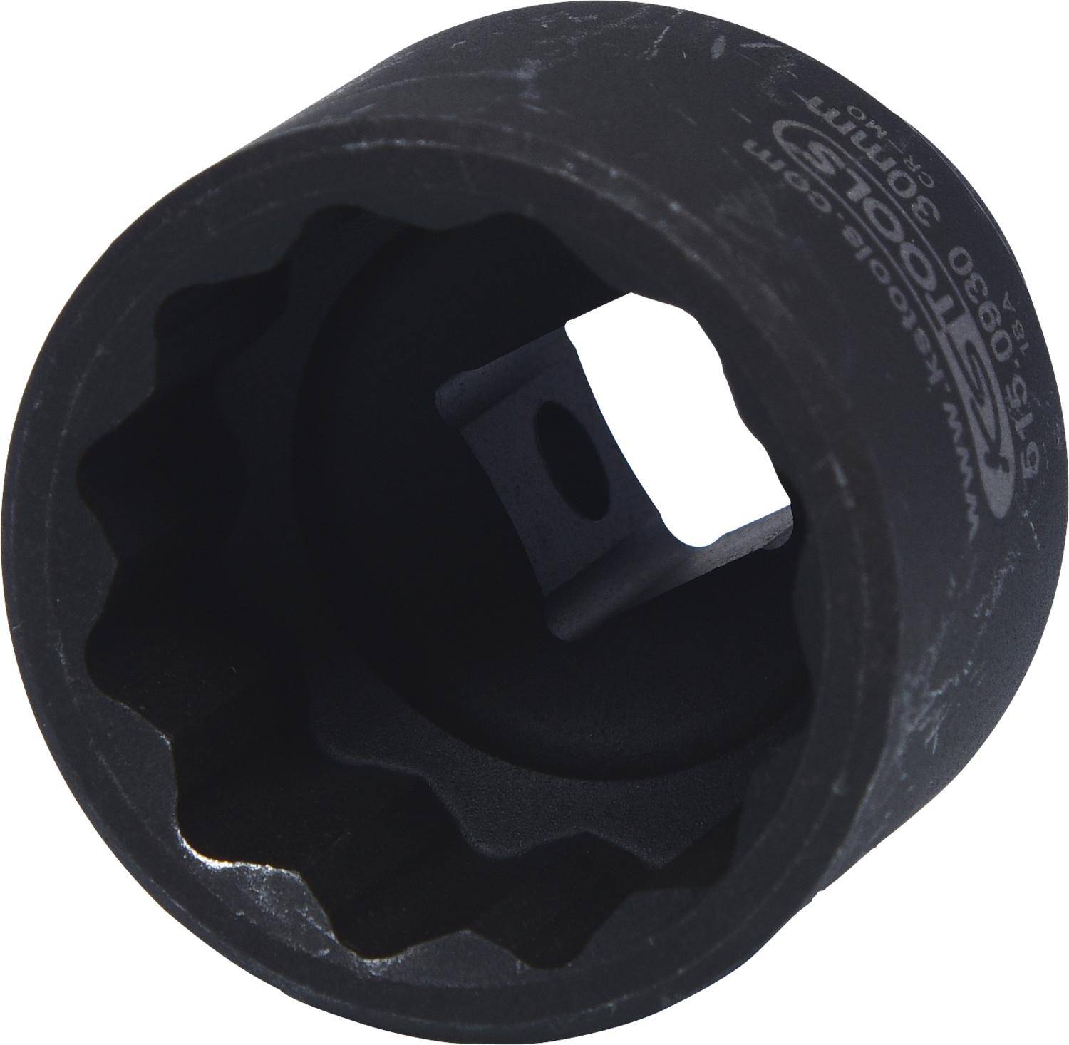 KS TOOLS 1/2" 12-kant-Kraft-Stecknuss, kurz, 30 mm