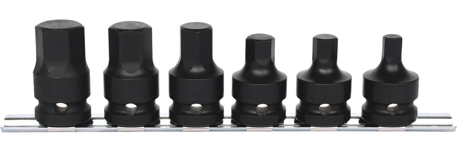 KS TOOLS 1/2" Kraft-Bit-Stecknuss-Satz, kurz, 6-tlg