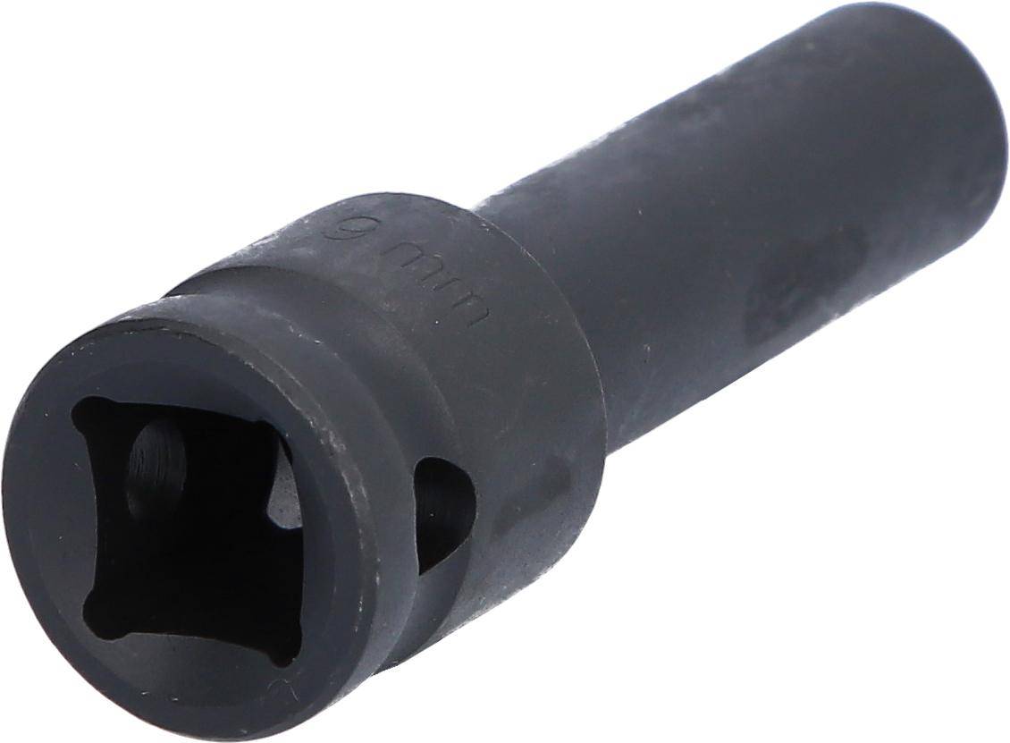 KS TOOLS 1/2" Sechskant-Kraft-Stecknuss, lang, 9mm