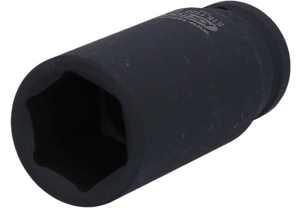 KS TOOLS 1/2" Sechskant-Kraft-Stecknuss, lang, 23mm