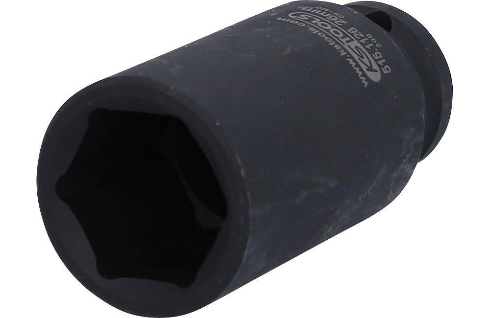 KS TOOLS 1/2" Sechskant-Kraft-Stecknuss, lang, 26mm
