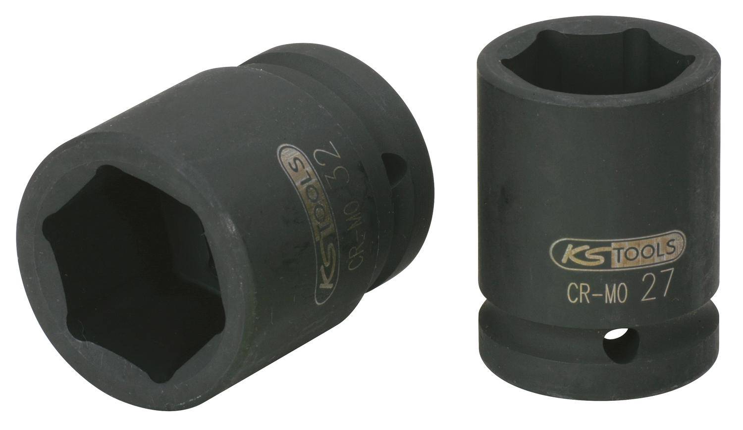 KS TOOLS 3/4" Sechskant-Kraft-Stecknuss, kurz, 31mm