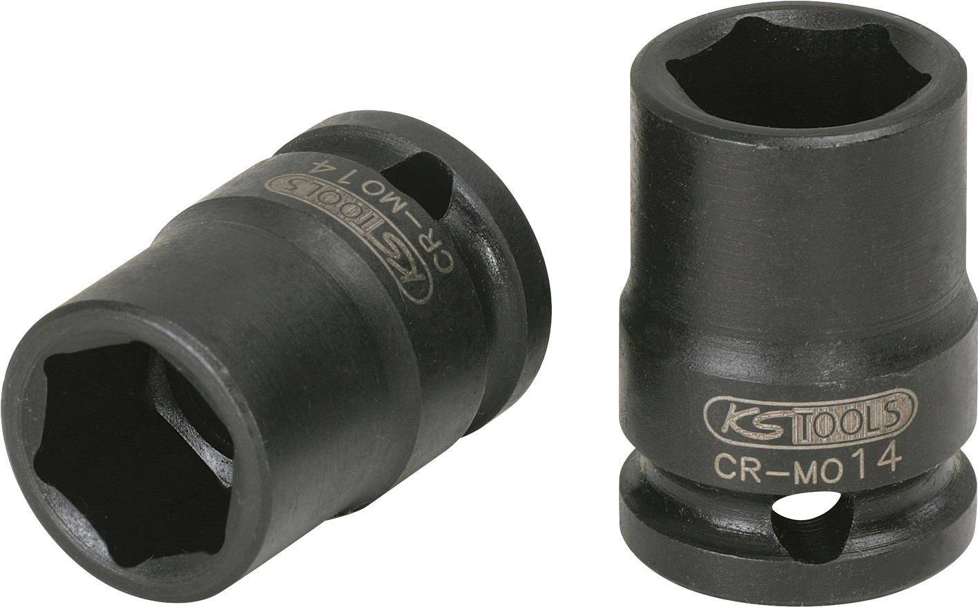 KS TOOLS 3/8'' Sechskant-Kraft-Stecknuss, kurz, 11/16 (515.1559)