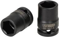 KS TOOLS 3/8'' Sechskant-Kraft-Stecknuss, kurz, 22mm (515.1522)