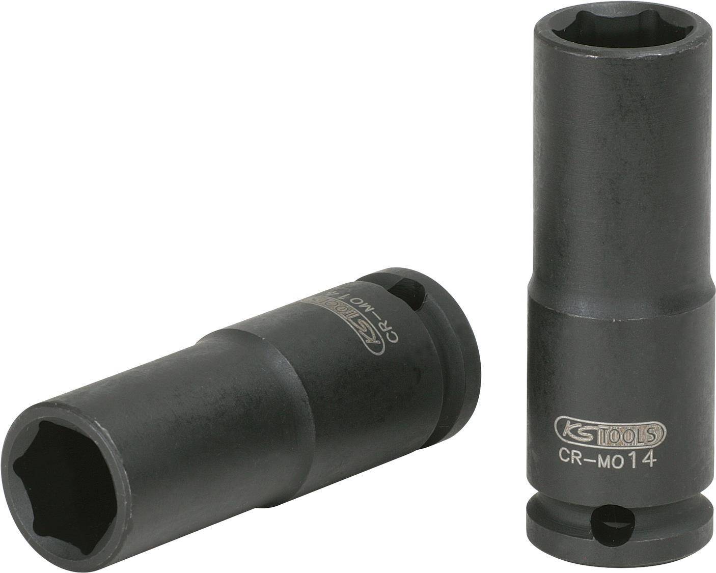 KS TOOLS 3/8'' Sechskant-Kraft-Stecknuss, lang, 7mm (515.1607)