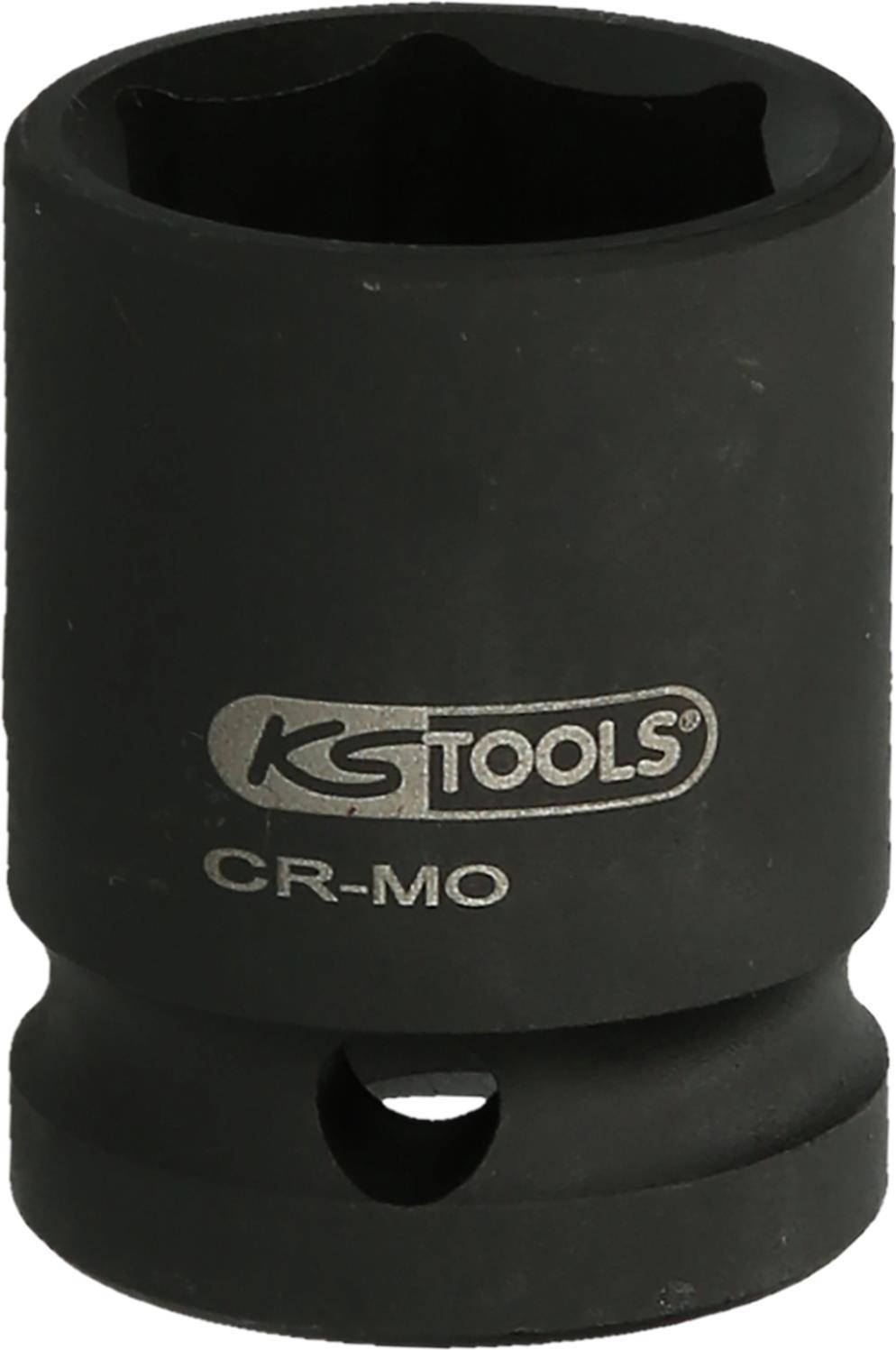 KS TOOLS 2,50cm (1'') Sechskant-Kraft-Stecknuss, kurz, 1.5/8'' (515.1895)