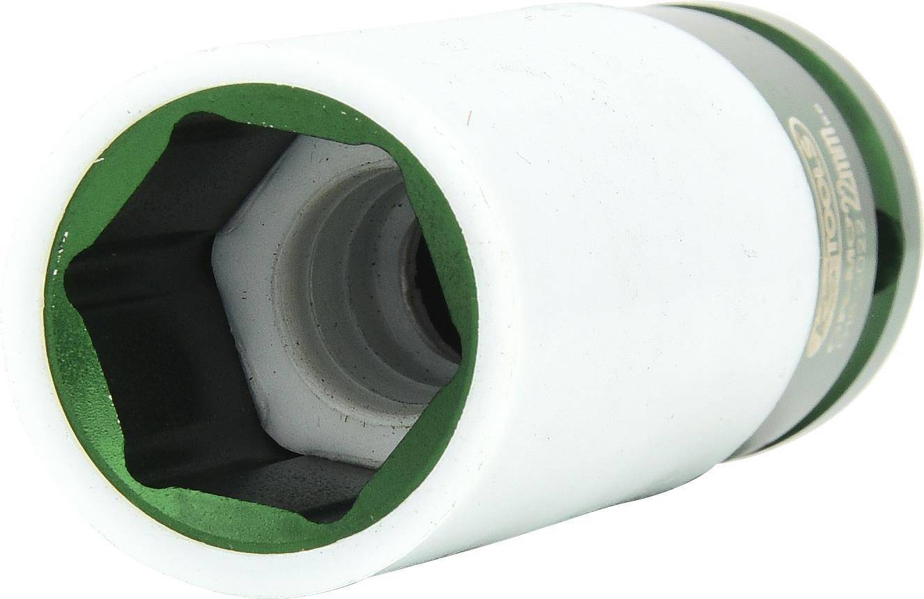 KS TOOLS Werkzeuge-Maschinen GmbH 1/2'' Alu-Felgen Kraft-Stecknuss, lang, 22mm (515.2022)