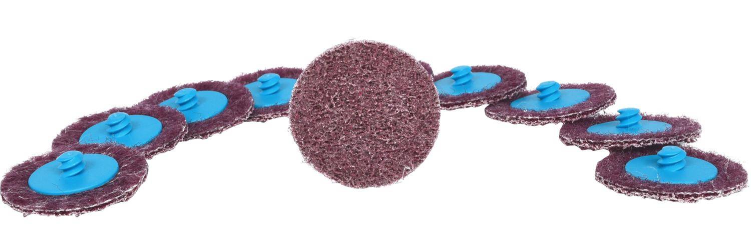KS TOOLS Ersatz-Schleifpads, 50mm, Krnung 150, 10er Pack