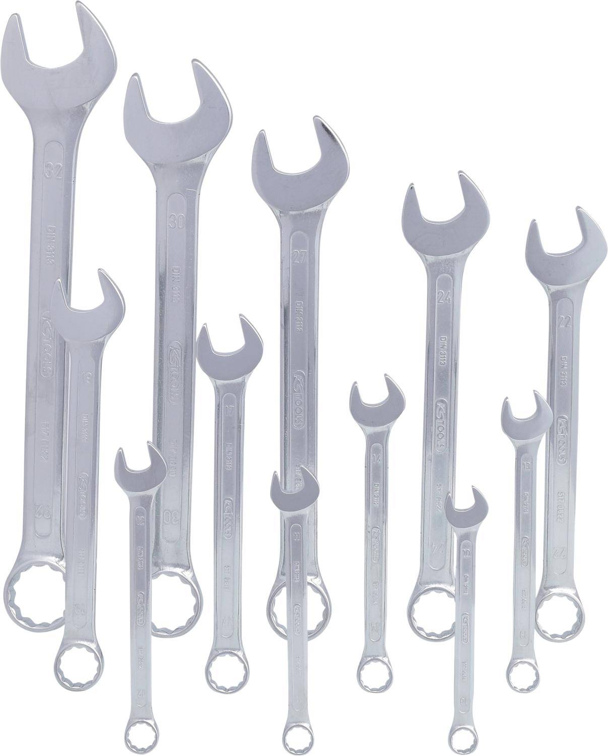 KS TOOLS Ringmaulschlssel-Satz, abgewinkelt, 12-tlg 10-32mm