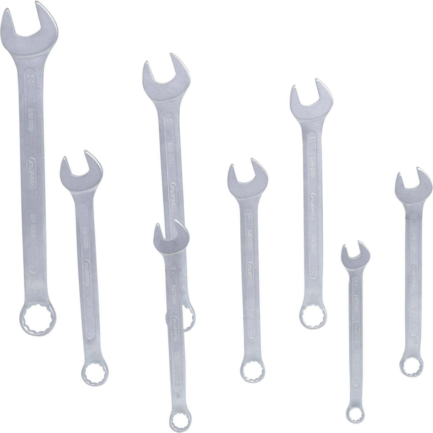 KS TOOLS Ringmaulschlssel-Satz, 8-tlg gekrpft, 8-22mm