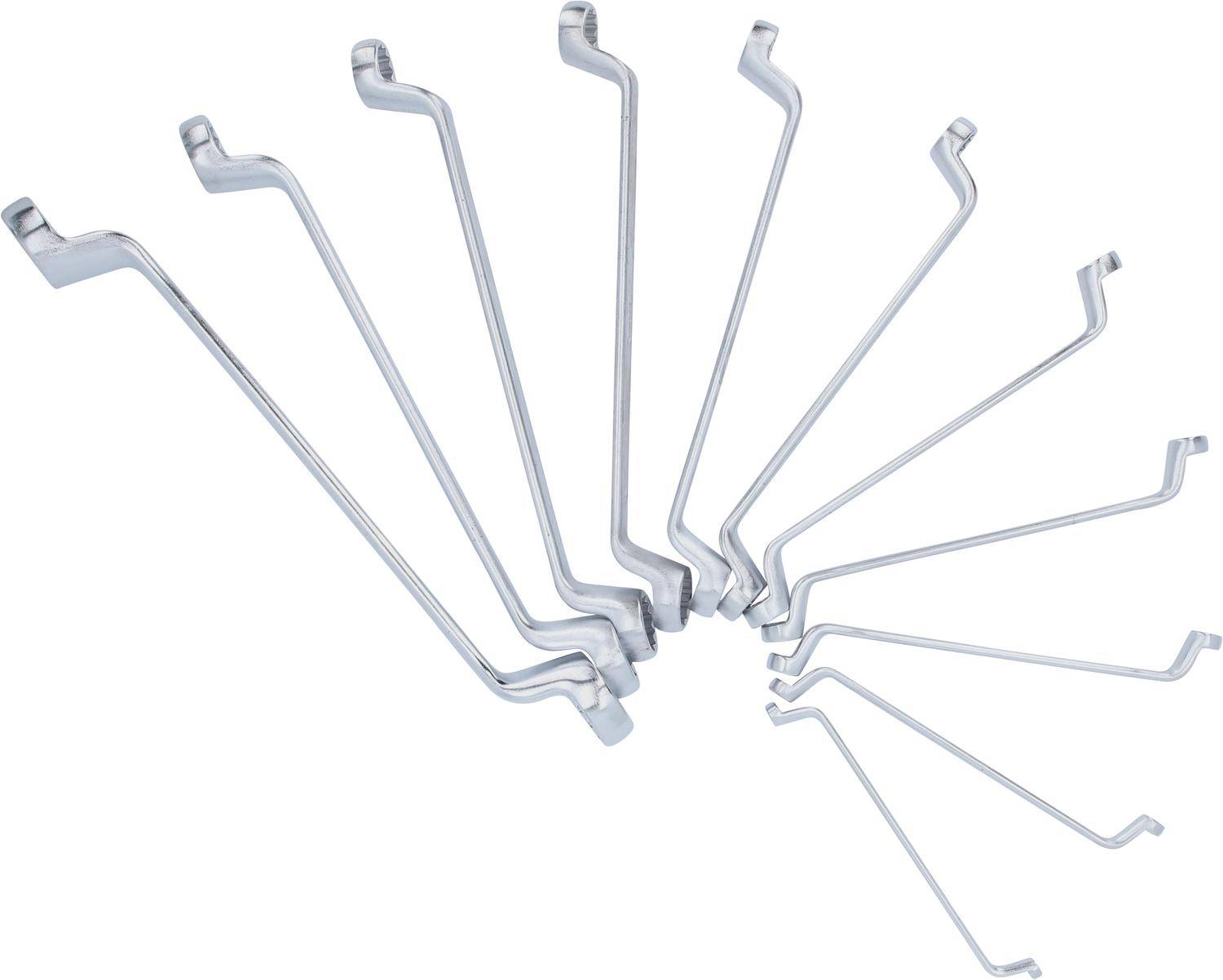 KS TOOLS Doppel-Ringschlüssel-Satz, gekröpft, 11-tlg 6-32mm