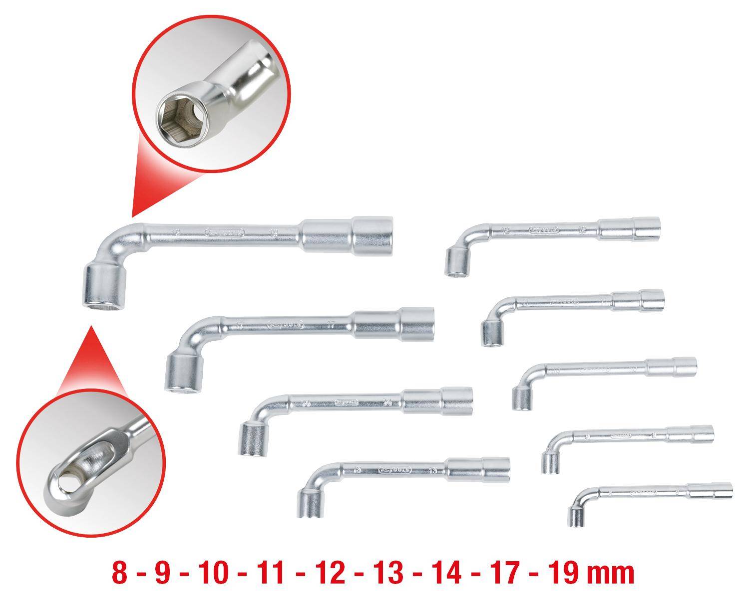 KS TOOLS ULTIMATEplus Doppel-Steckschlssel-Satz, gekrpft, 9-tlg