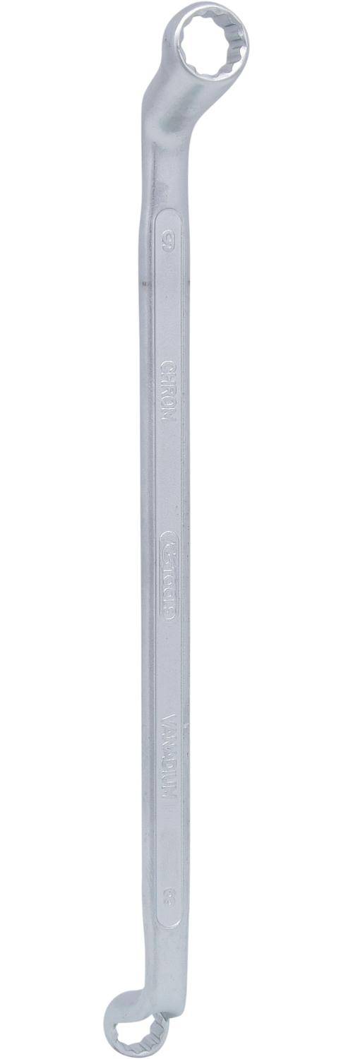 KS TOOLS Doppel-Ringschlüssel, gekröpft, 8x9mm