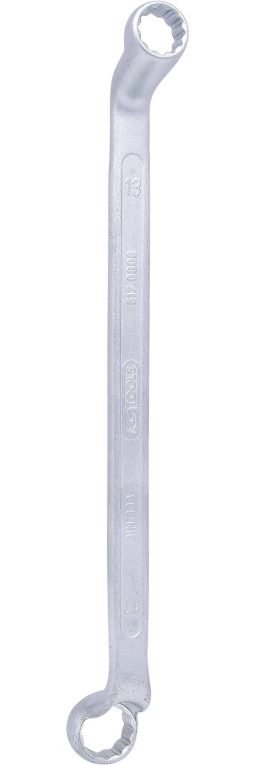 KS TOOLS Doppel-Ringschlüssel, gekröpft, 13x17mm