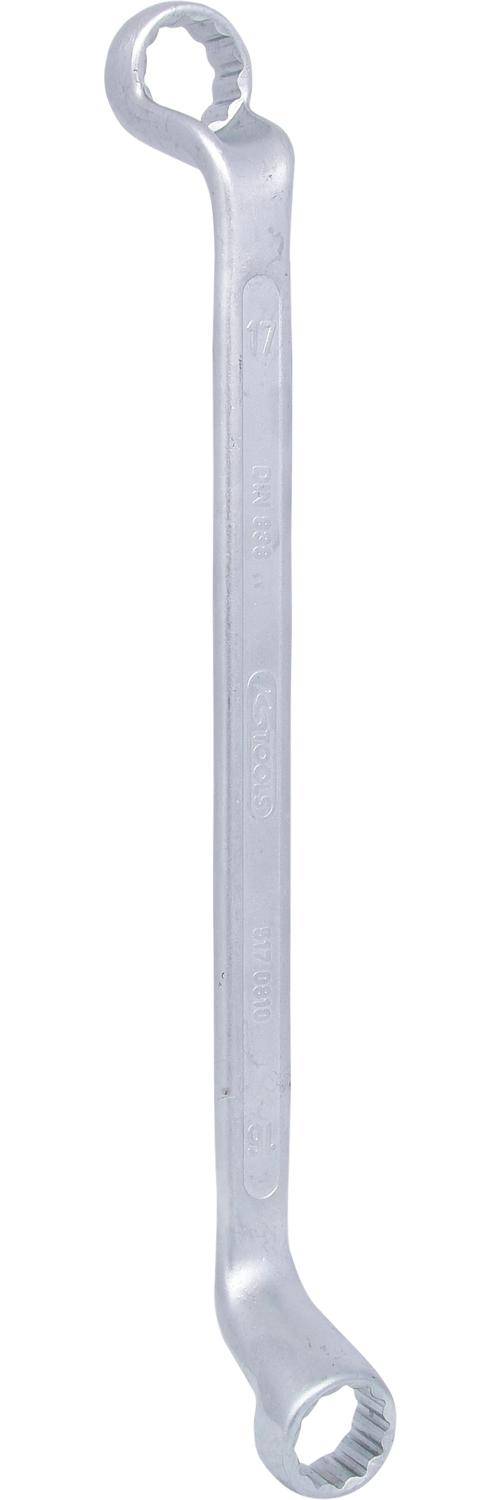 KS TOOLS Doppel-Ringschlüssel, gekröpft, 16x17mm