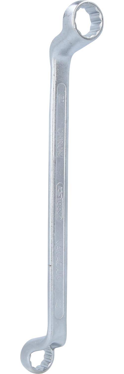 KS TOOLS Doppel-Ringschlüssel, gekröpft, 17x19mm