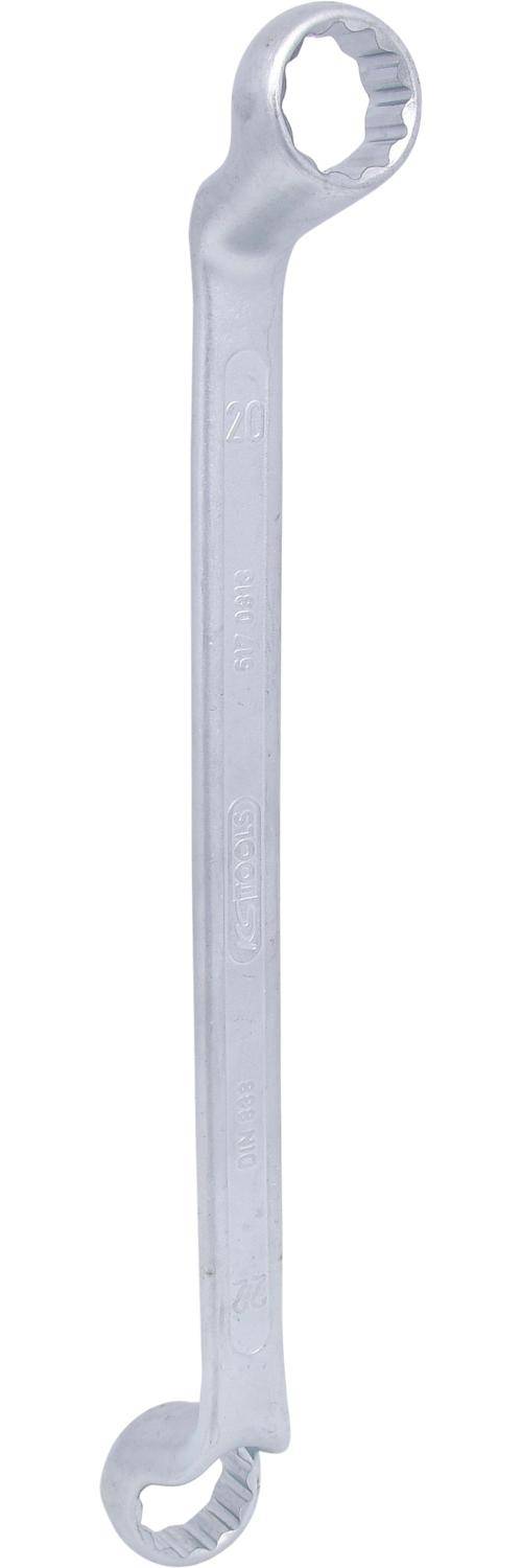 KS TOOLS Doppel-Ringschlüssel, gekröpft, 20x22mm