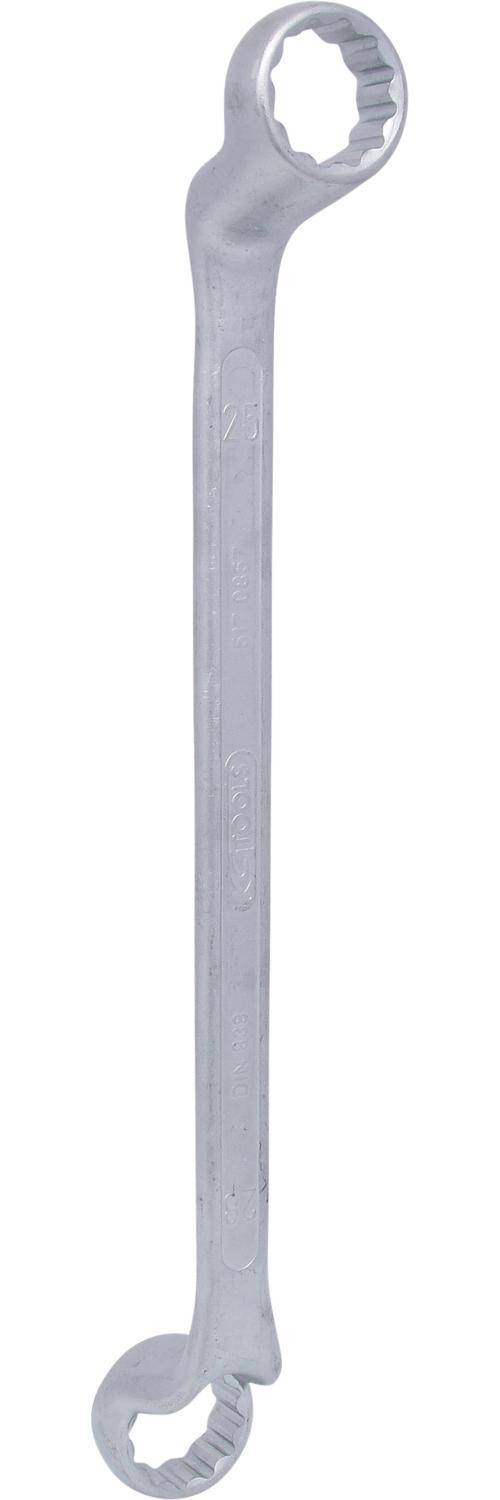 KS TOOLS Doppel-Ringschlüssel, gekröpft, 25x28mm