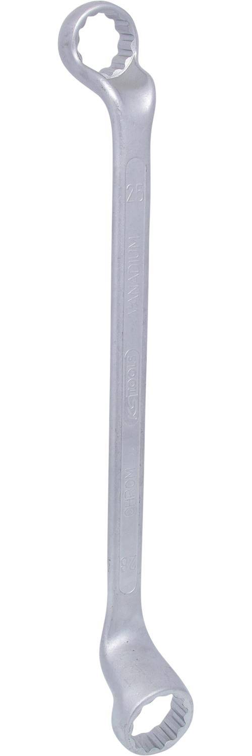 KS TOOLS Doppel-Ringschlüssel, gekröpft, 25x28mm