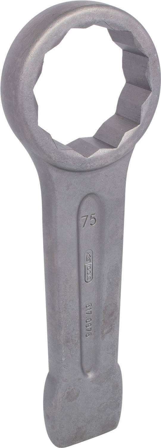 KS TOOLS Werkzeuge-Maschinen GmbH Schlag-Ringschlüssel, 75mm (517.0975)