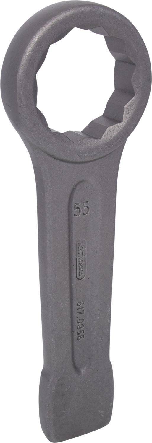 KS TOOLS Werkzeuge-Maschinen GmbH Schlag-Ringschlüssel, 55mm (517.0955)