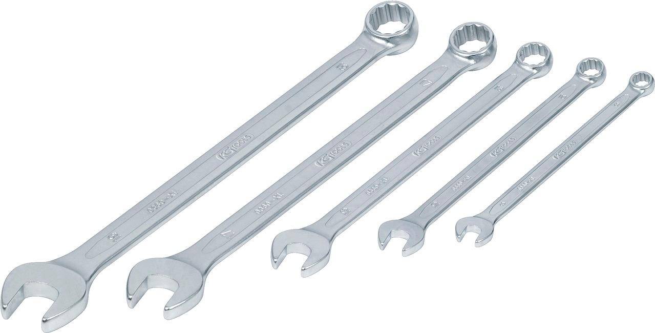 KS TOOLS Ringmaulschlssel-Satz, extra lang, 5-tlg 8-19mm