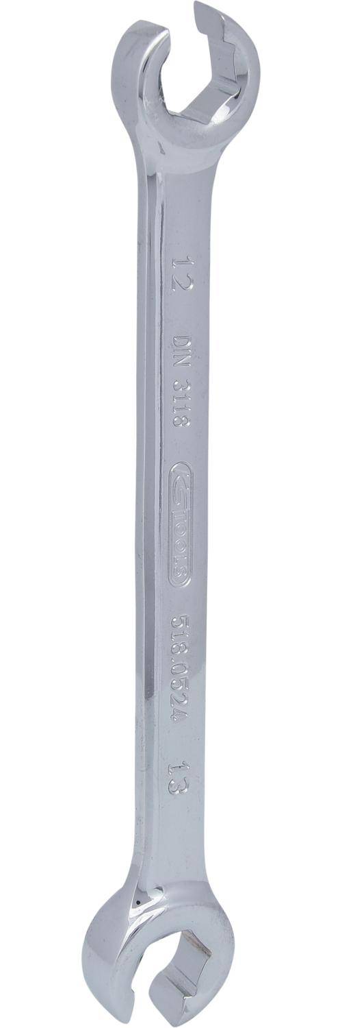 KS TOOLS CHROMEplus Offener Doppel-Ringschlssel, abgewinkelt, 12x13mm