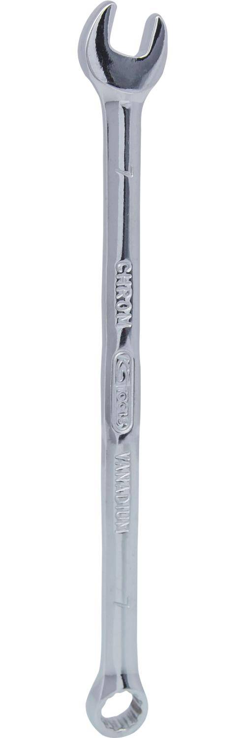 KS TOOLS CHROMEplus Ringmaulschlssel, abgewinkelt, 7mm