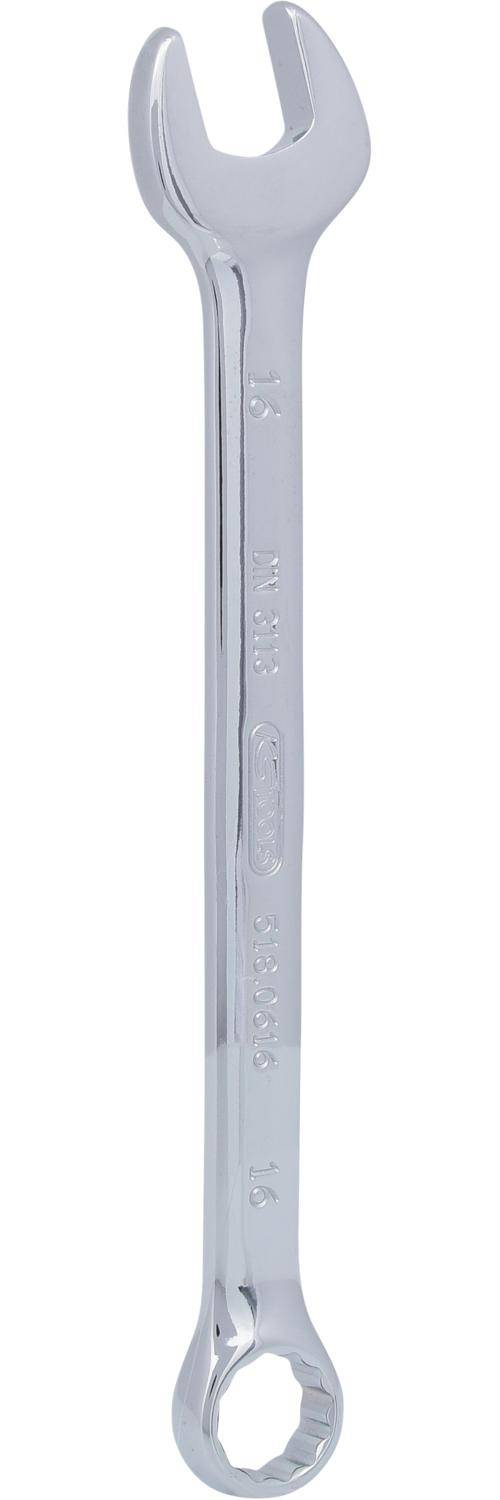 KS TOOLS CHROMEplus Ringmaulschlssel, abgewinkelt, 16mm