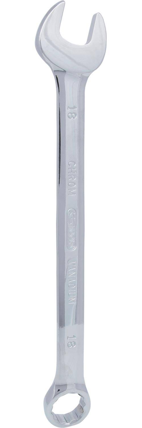 KS TOOLS CHROMEplus Ringmaulschlssel, abgewinkelt, 18mm