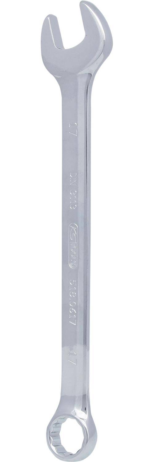 KS TOOLS CHROMEplus Ringmaulschlssel, abgewinkelt, 17mm