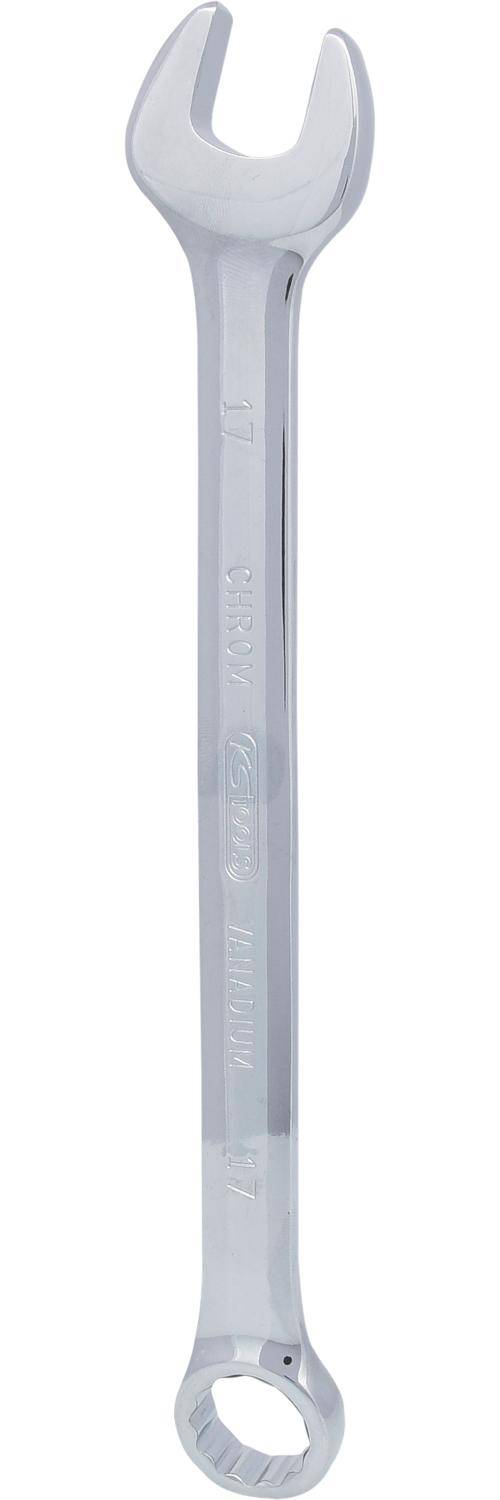 KS TOOLS CHROMEplus Ringmaulschlssel, abgewinkelt, 17mm
