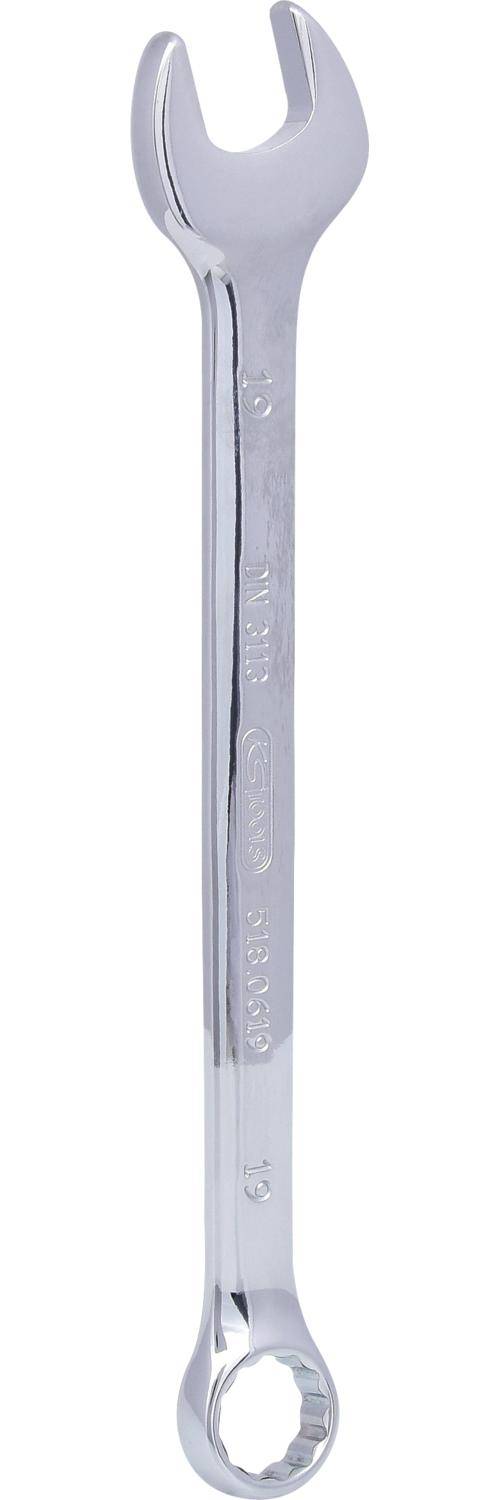 KS TOOLS CHROMEplus Ringmaulschlssel, abgewinkelt, 19mm