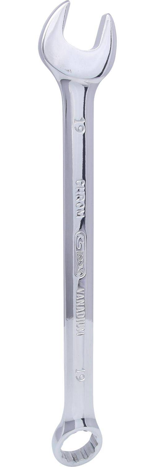 KS TOOLS CHROMEplus Ringmaulschlssel, abgewinkelt, 19mm