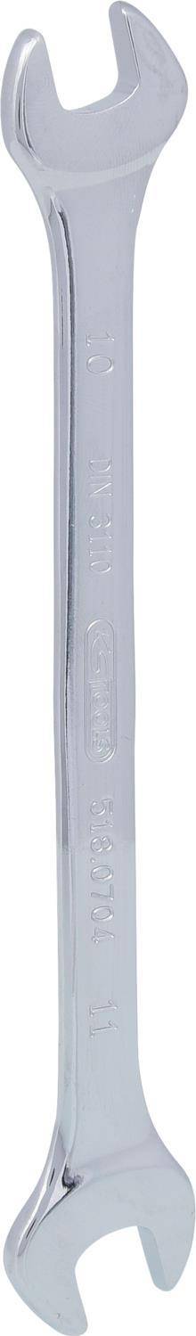 KS TOOLS CHROMEplus Doppel-Maulschlüssel, 10x11mm (518.0704)