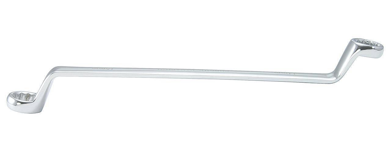 KS TOOLS CHROMEplus Doppel-Ringschlüssel, gekröpft, 13/16"x7/8"