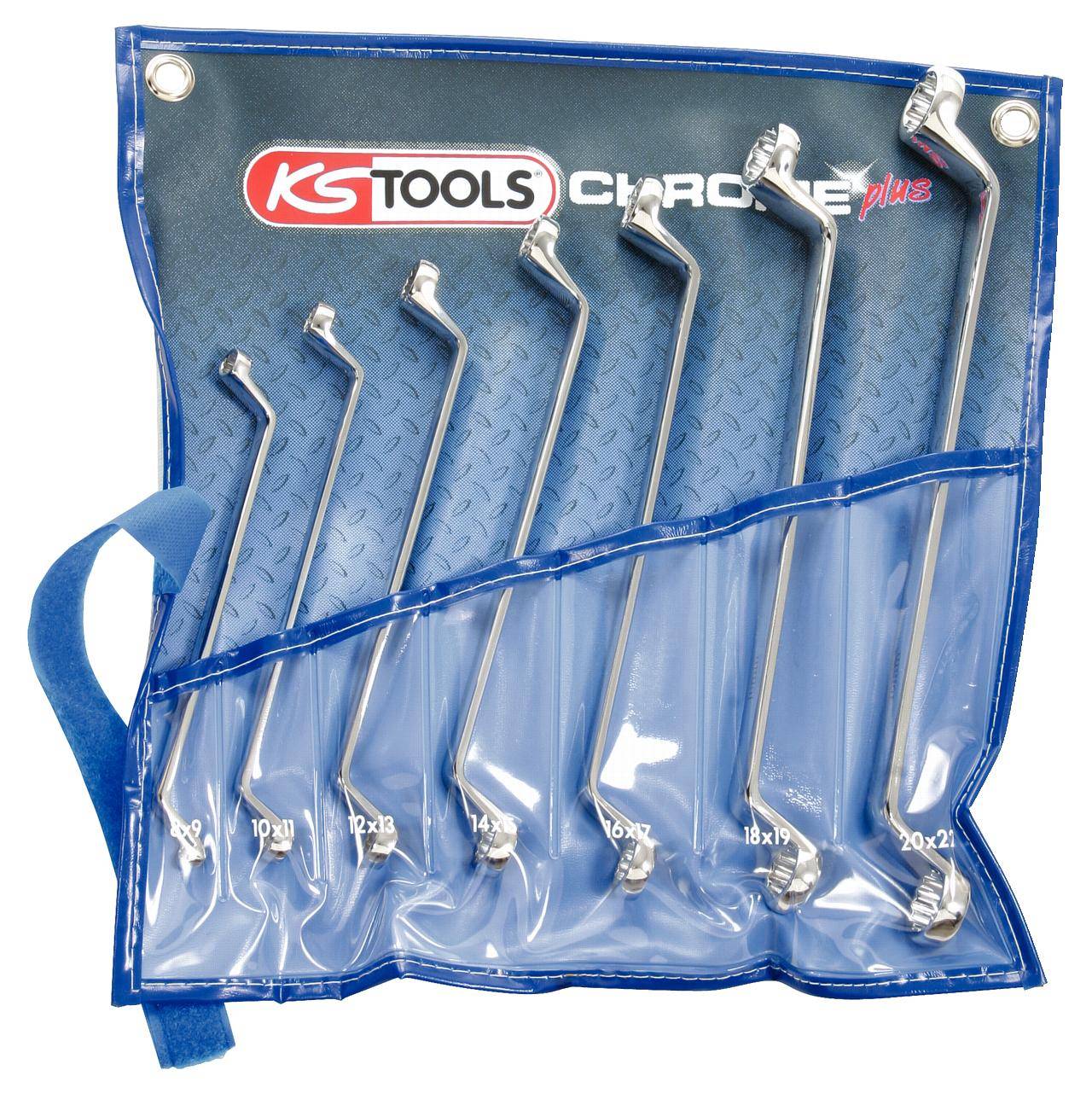 KS TOOLS CHROMEplus Doppel-Ringschlssel-Satz, 7-tlg