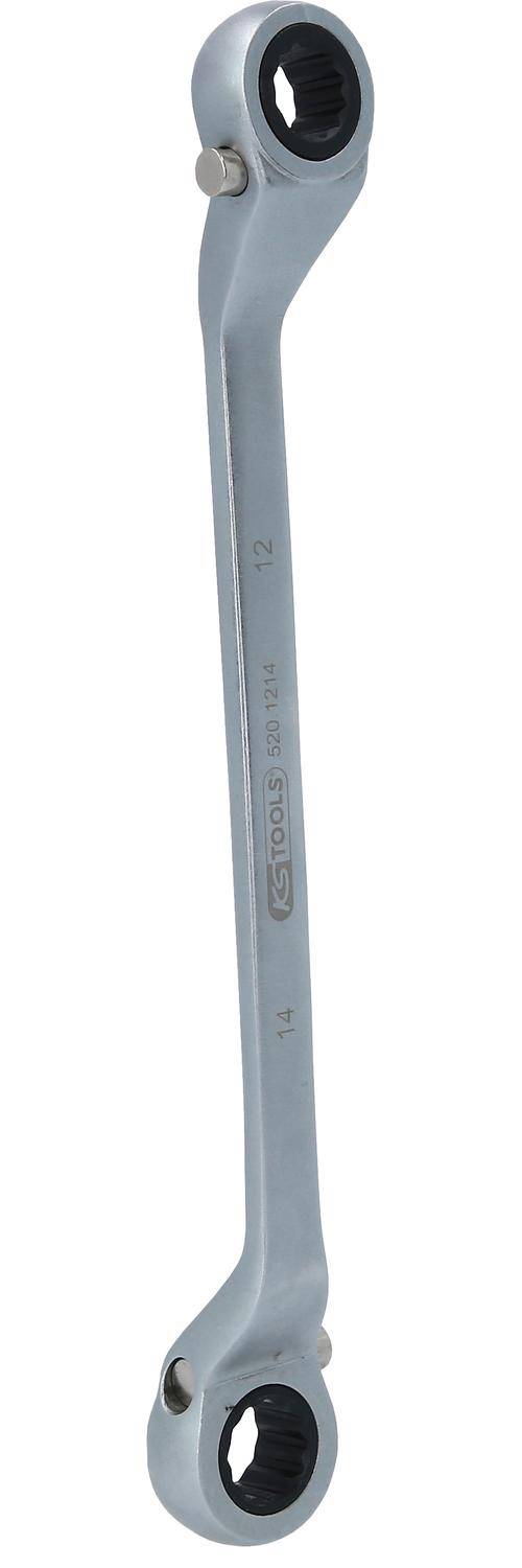 KS TOOLS Ratschenringschlssel, umschaltbar, 12x14mm