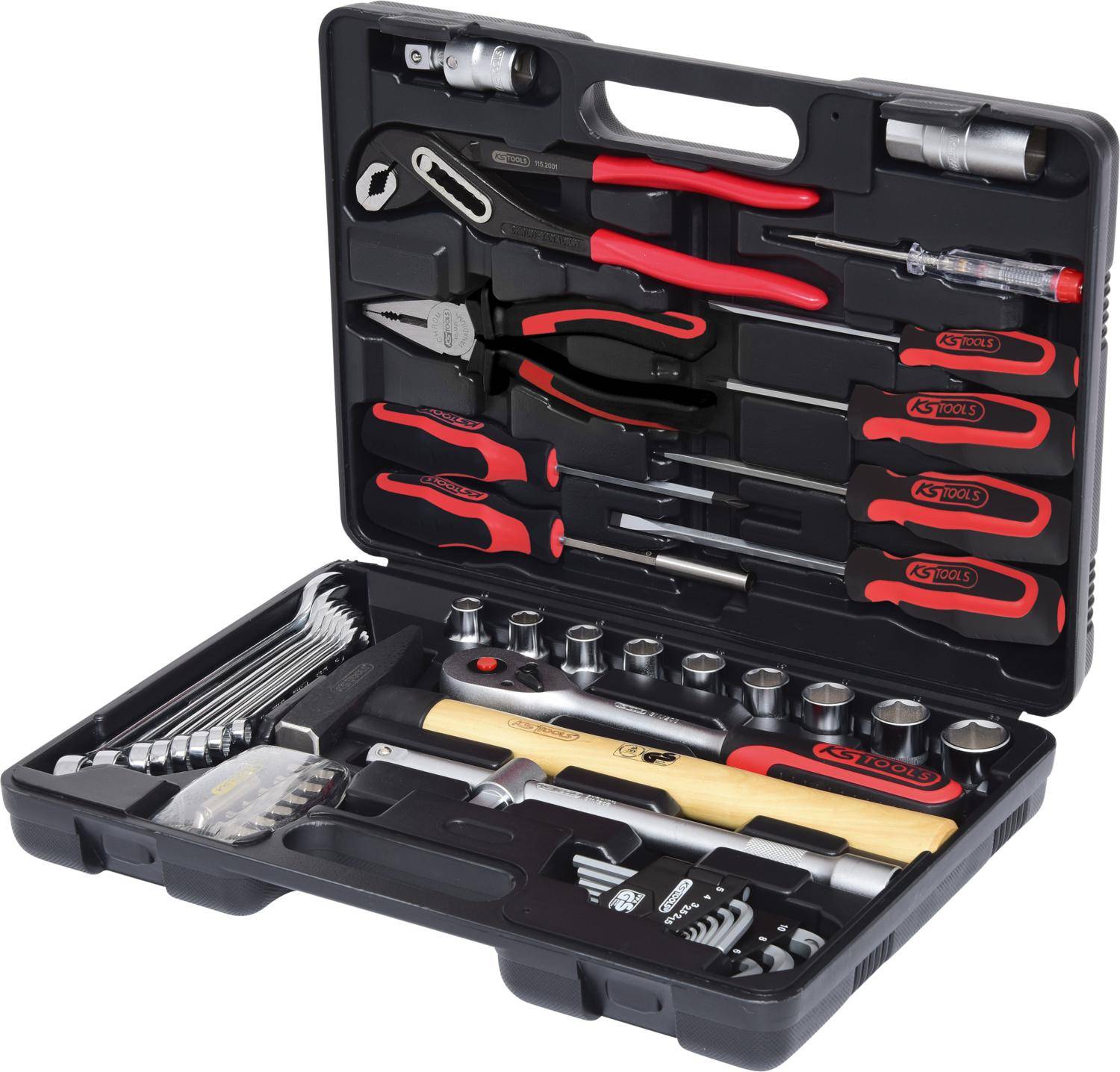 KS TOOLS 1/4"+1/2" Werkzeug-Satz, 50-tlg