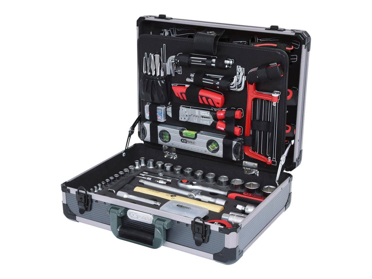 KS TOOLS Werkzeugset - 127 Stücke - 1/4", 1/2" - in Koffer