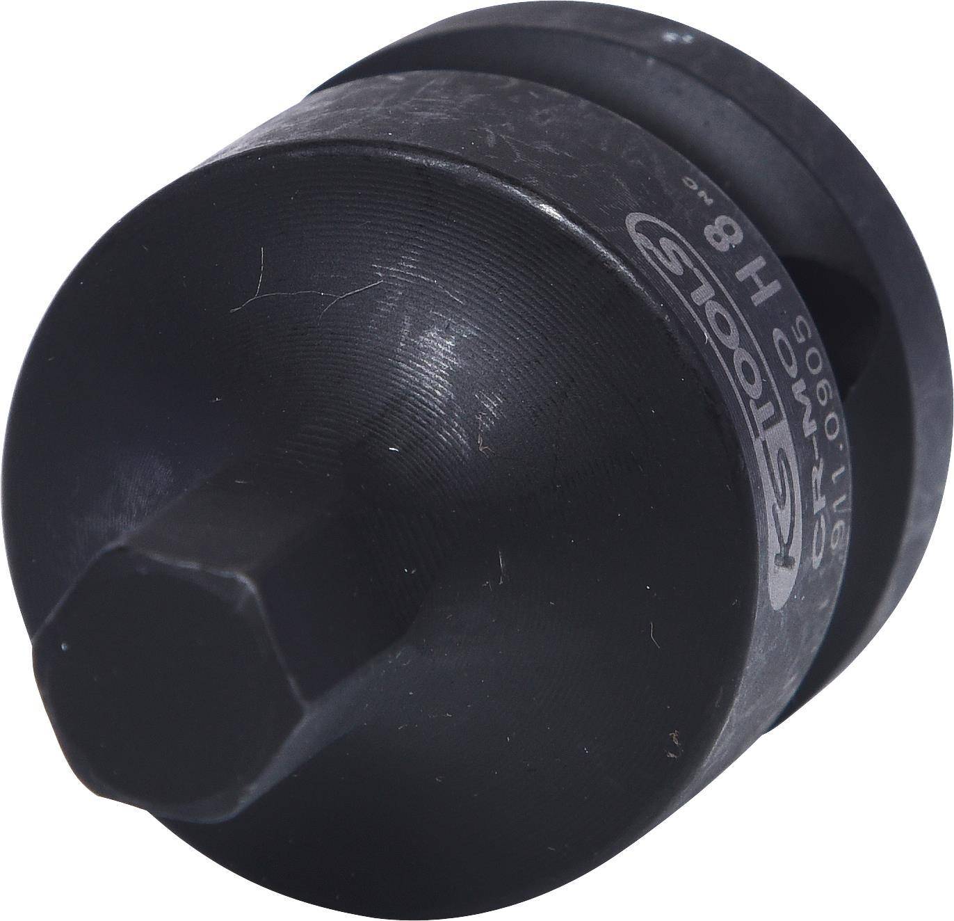 KS TOOLS 1/2'' Kraft-Bit-Stecknuss Innensechskant, kurz, 8 mm (911.0905)