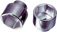 KS TOOLS 2,50cm (1'') CLASSIC Sechskant-Stecknuss, kurz, 67mm (911.1067)