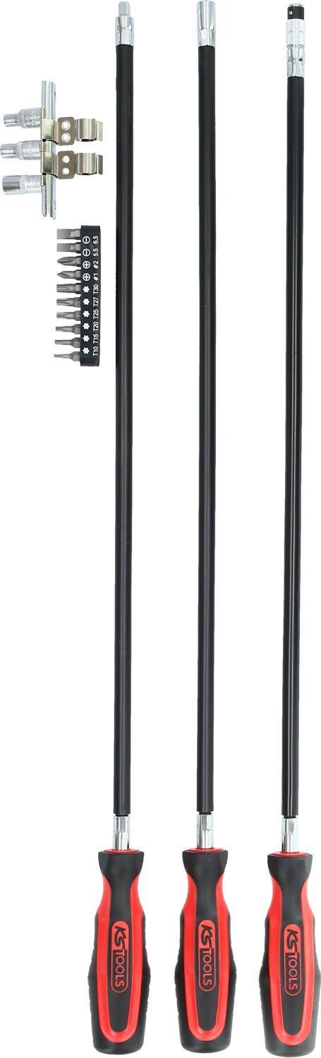 KS TOOLS ERGOTORQUE Schraubendreher-Satz, 16-tlg., XL (911.1180)