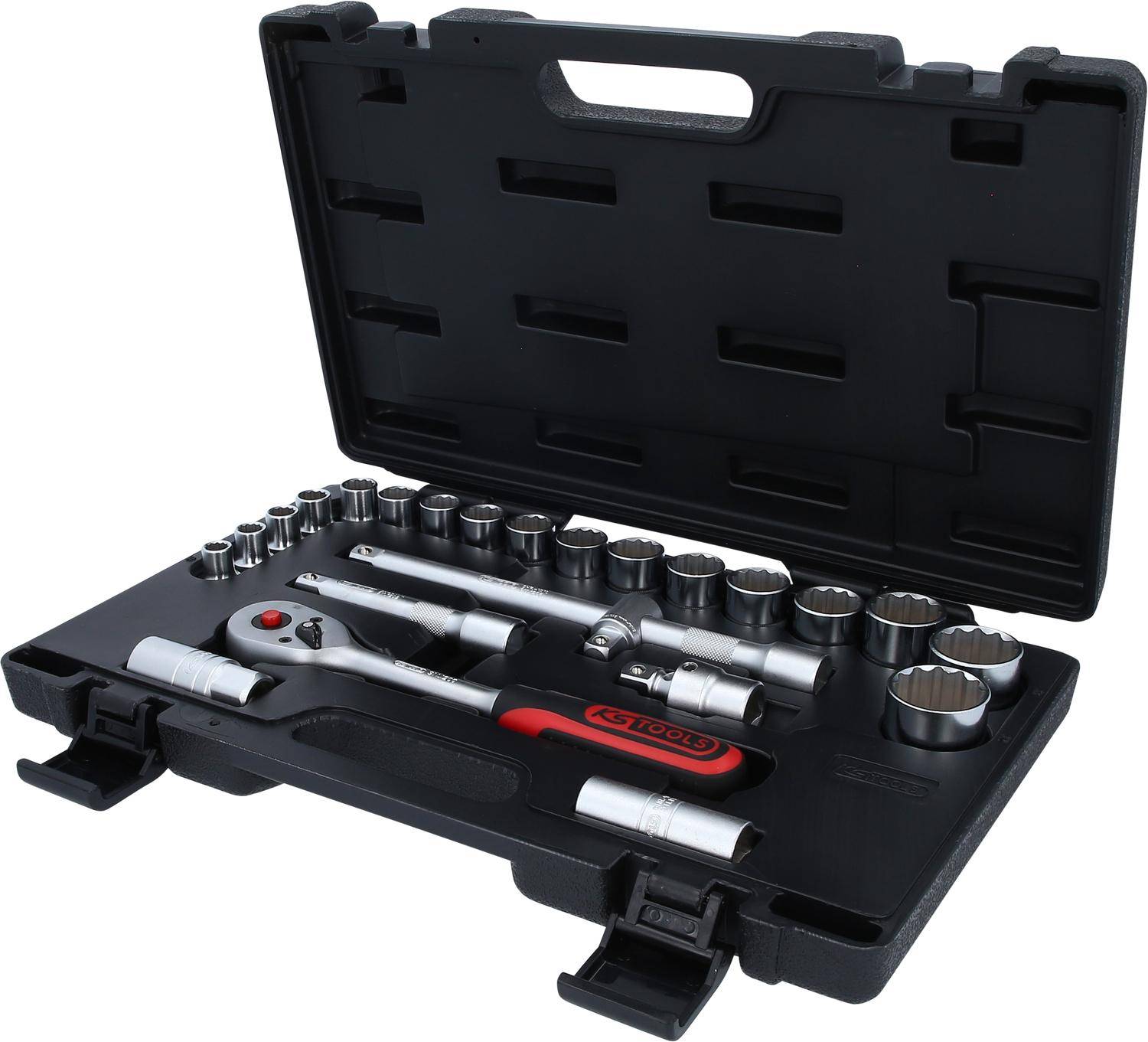 KS TOOLS 1/2" Steckschlssel-Satz, 24-tlg 12-kant