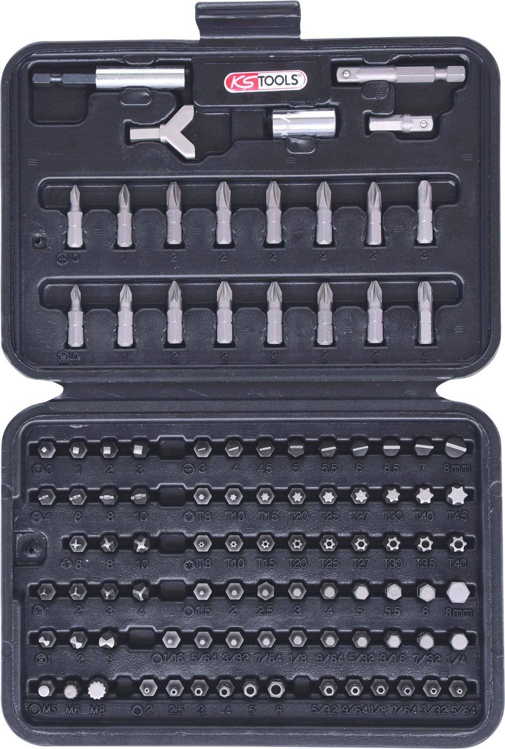 KS TOOLS 1/4" Bit-Satz, 100-tlg
