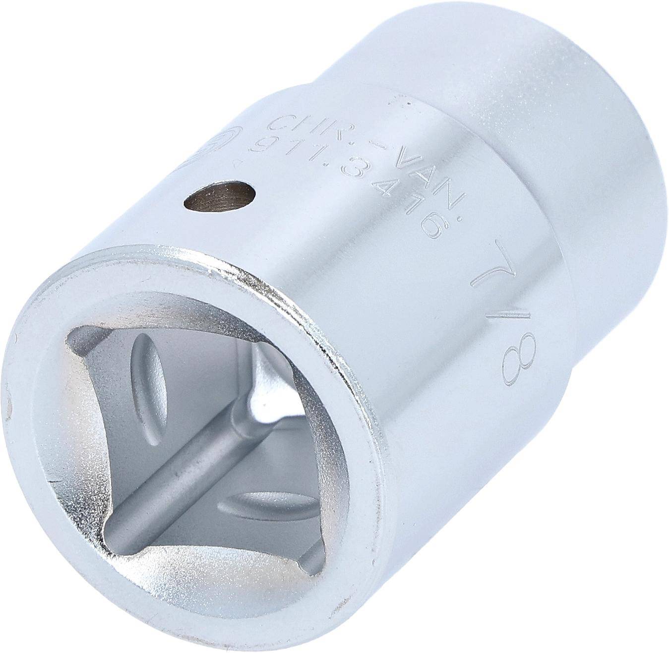 Ein Chrom-Vanadium-Stahlsteckschlüssel mit einer 7/8-Zoll-Größenmarkierung, der zum Befestigen oder Lösen von Muttern und Schrauben entwickelt wurde.