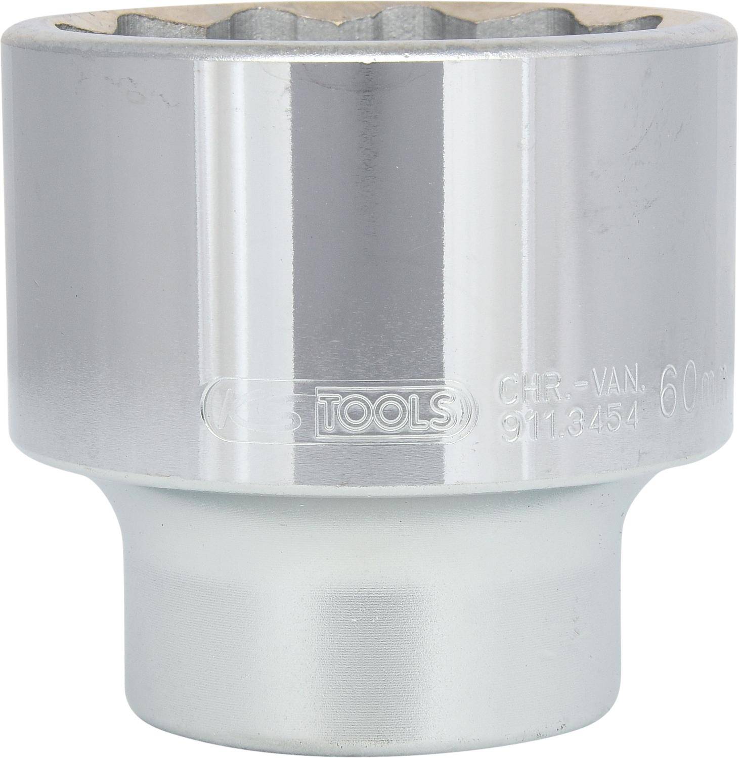 KS TOOLS 3/4" 12-kant-Stecknuss, kurz, 60 mm