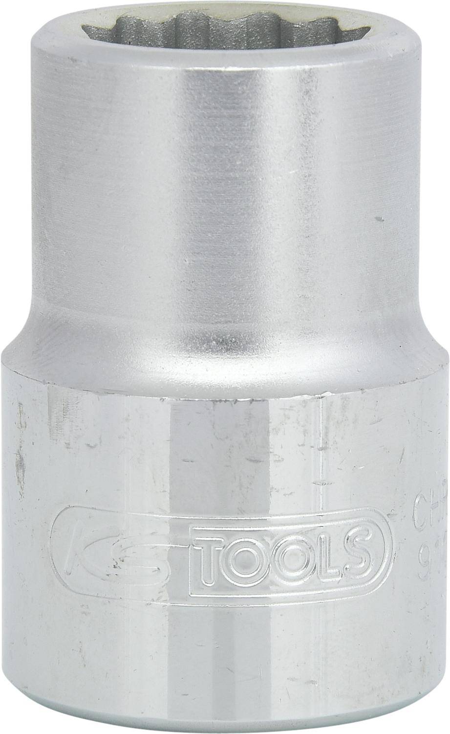 KS TOOLS 3/4" 12-kant-Stecknuss, kurz, 19 mm
