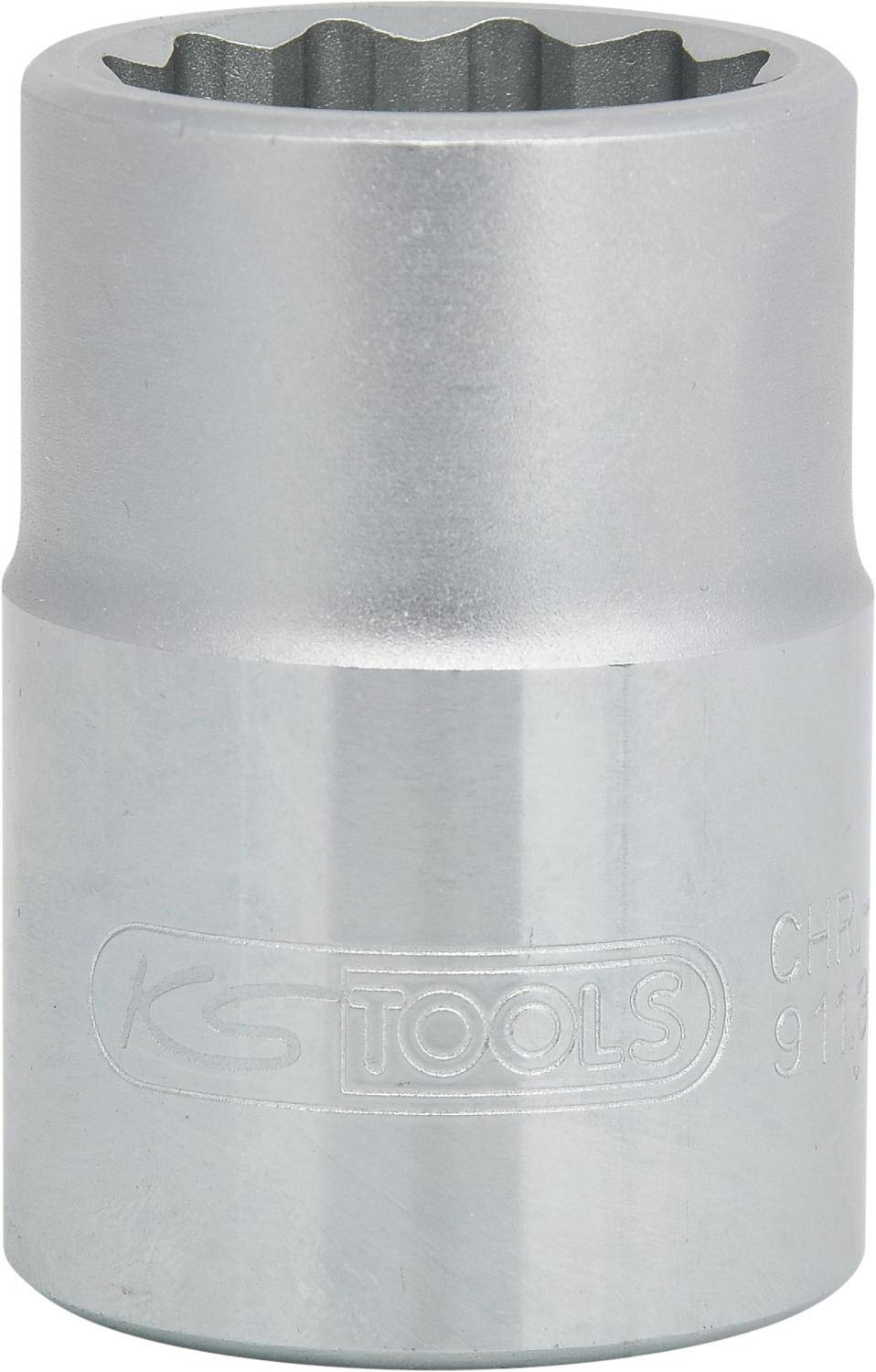 KS TOOLS 3/4" 12-kant-Stecknuss, kurz, 24 mm