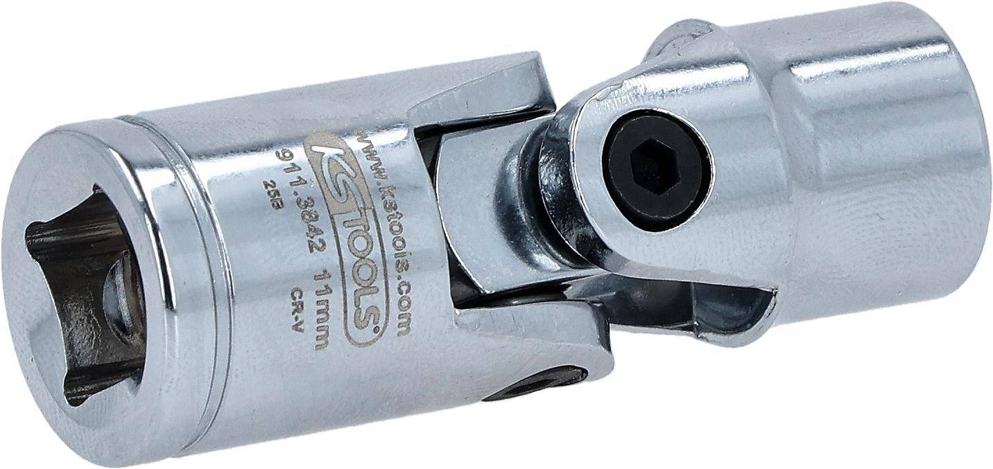 "KS Tools" Metallgelenk mit einer Fassung, das einen Rotationsmechanismus zeigt und für präzise Hardwareanwendungen geeignet ist.
